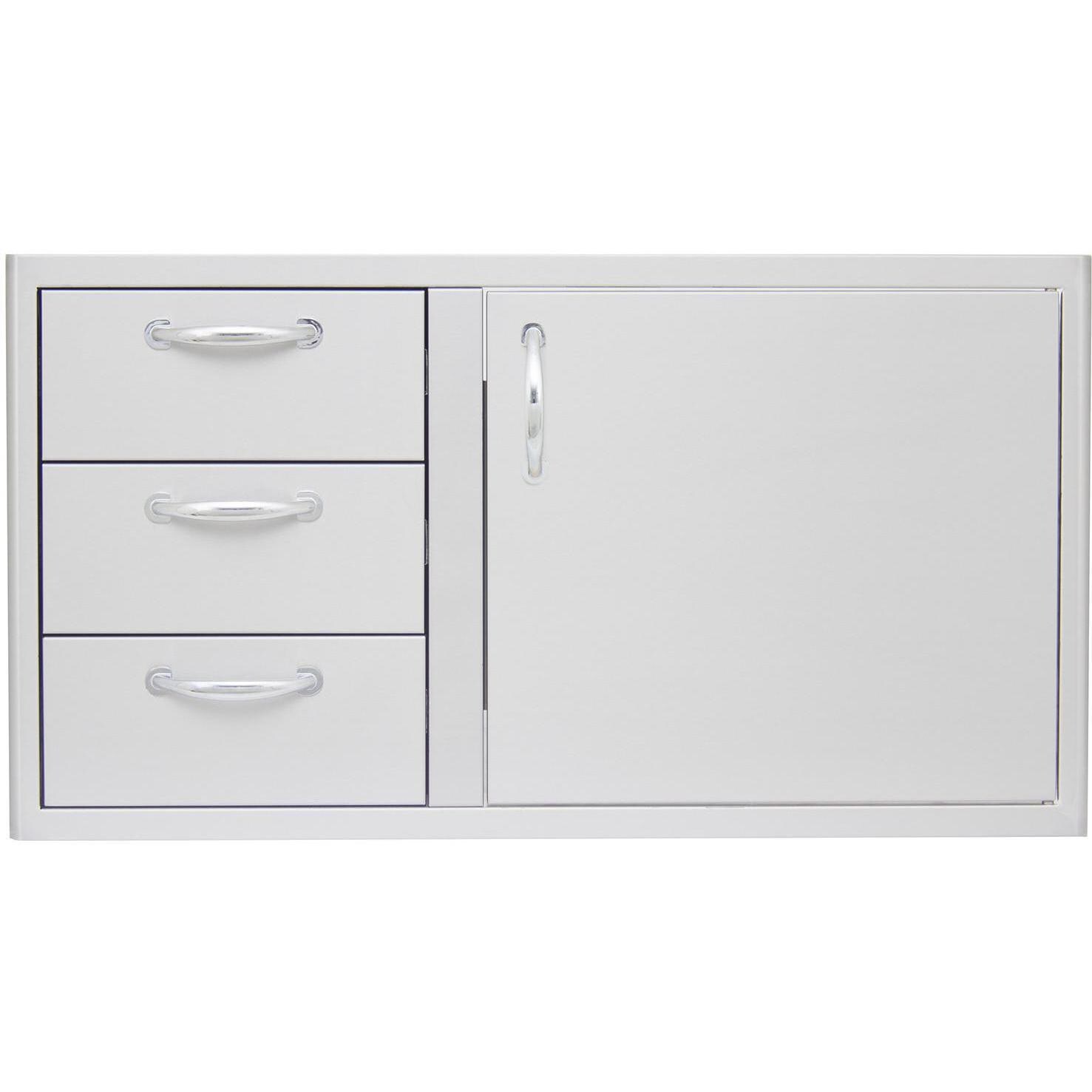 Blaze 39-Inch Stainless Steel Access Door & Triple Drawer Combo - BLZ-DDC-39-R thumbnail