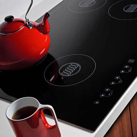 Summit 30-Inch 4-Burner Built-In Induction Cooktop - Black - Set thumbnail