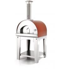 Fontana Forni Forno Toscano Margherita 31-Inch Outdoor Wood-Fired Pizza Oven - Red image