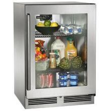 Perlick Signature Series 24-Inch 5.2 Cu. Ft. Right Hinge Outdoor Rated Compact Refrigerator - HP24RO-3-3R image