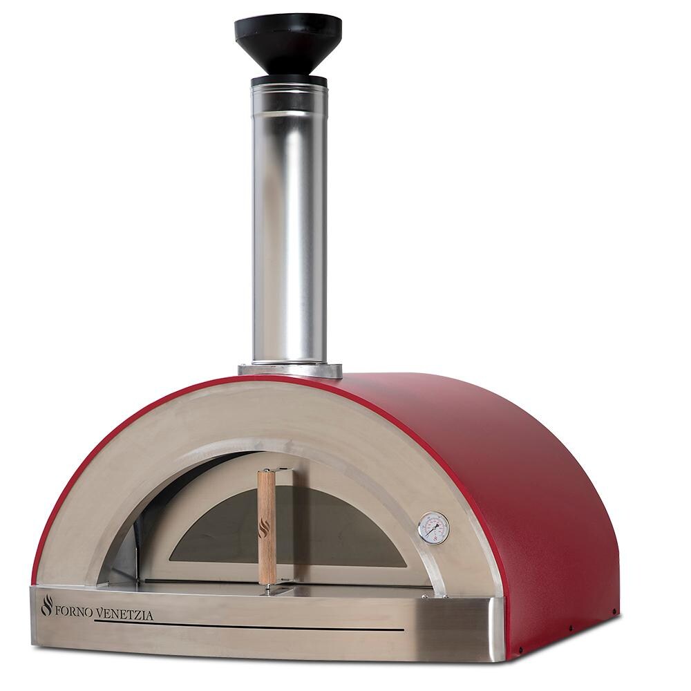 Forno Venetzia Torino 200 40-Inch Countertop Outdoor Wood-Fired Pizza Oven - Red - FVTOR200R