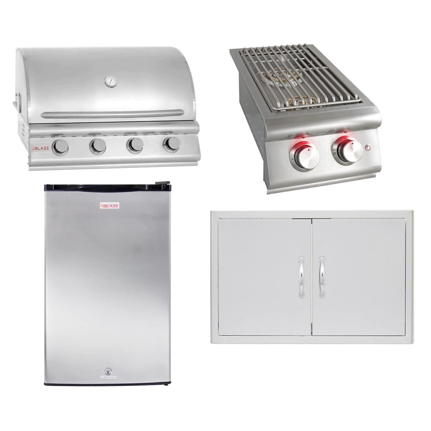 Blaze Prelude LBM 4-Piece 32-Inch Propane Gas Outdoor Kitchen Package - BLZ-4LBM-LP image