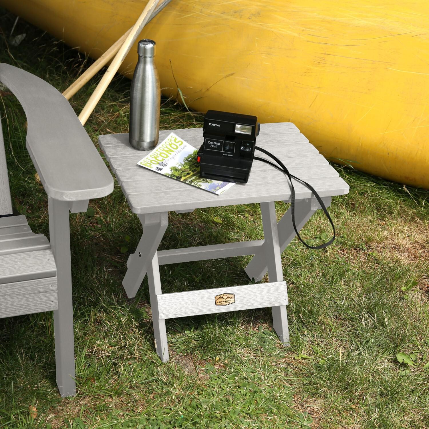 Lakeview The Charmville Folding Side Table - Woodland Brown