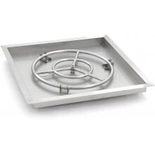 Lakeview Outdoor Designs 24-Inch Square Drop-In Pan With 18-Inch Natural Gas Ring Burner image