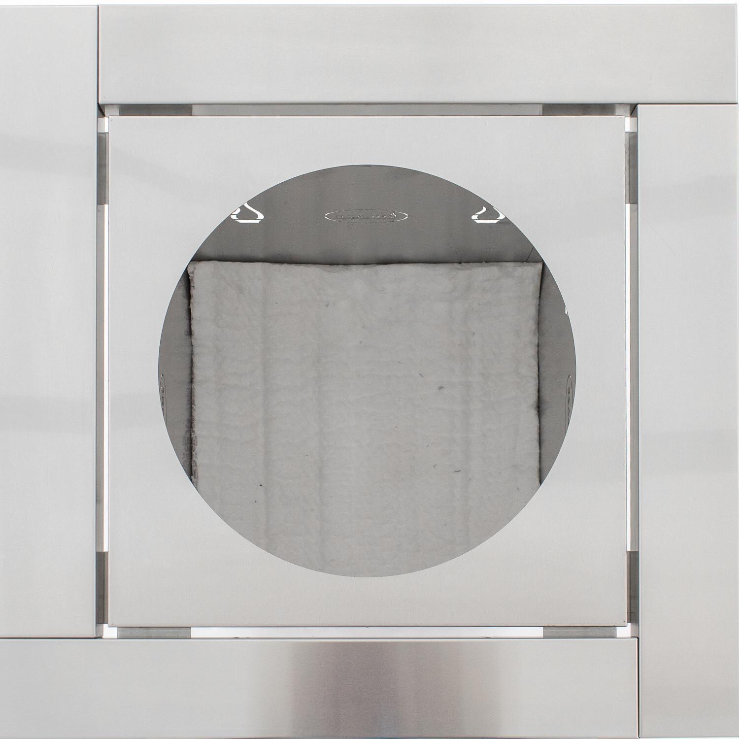 Blaze 29-Inch Square Stainless Steel Pellet Fire Pit - Insulation Must Be Under Drum thumbnail