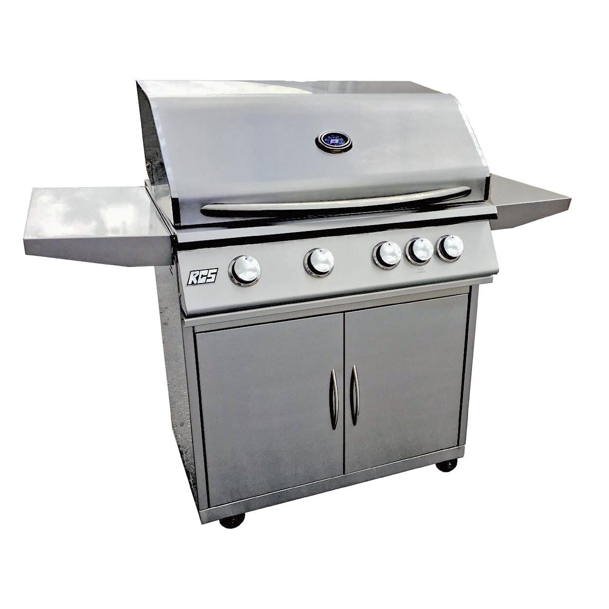 RCS Premier Series 40-Inch 5-Burner Natural Gas Grill With Rear Infrared Burner - RJC40A-NG image