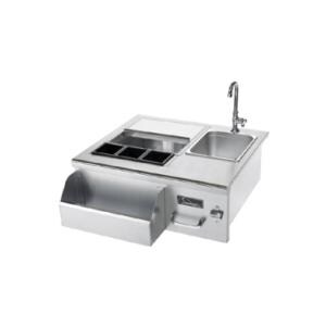 Sole Gourmet Stainless Steel Bar Tender Sink And Cooler