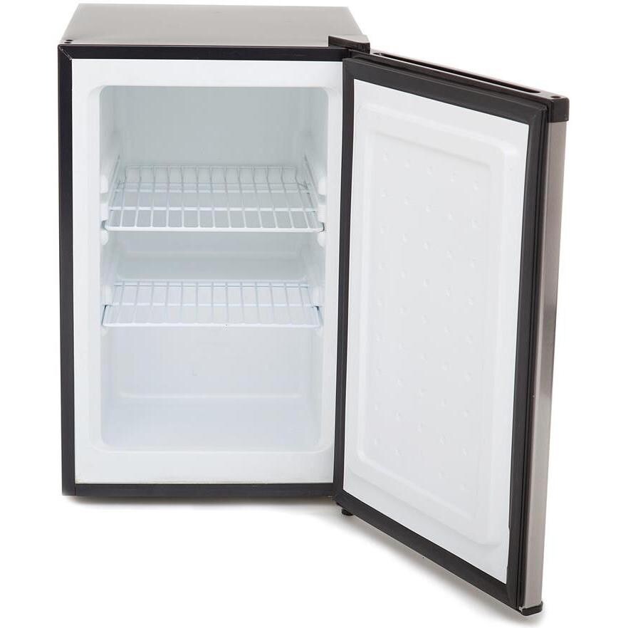 Whynter 2.1 Cu. Ft. Stainless Steel Upright Freezer With Lock - Interior View thumbnail