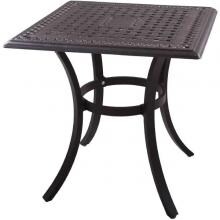 Darlee Series 88 28 X 28 Inch Cast Aluminum Patio Dining Table