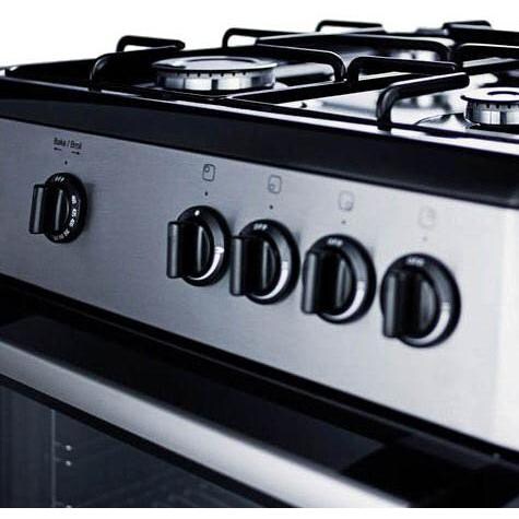 Summit 24-Inch 4-Burner Slide-In Gas Range - Black - PRO24G - Knob Detail thumbnail