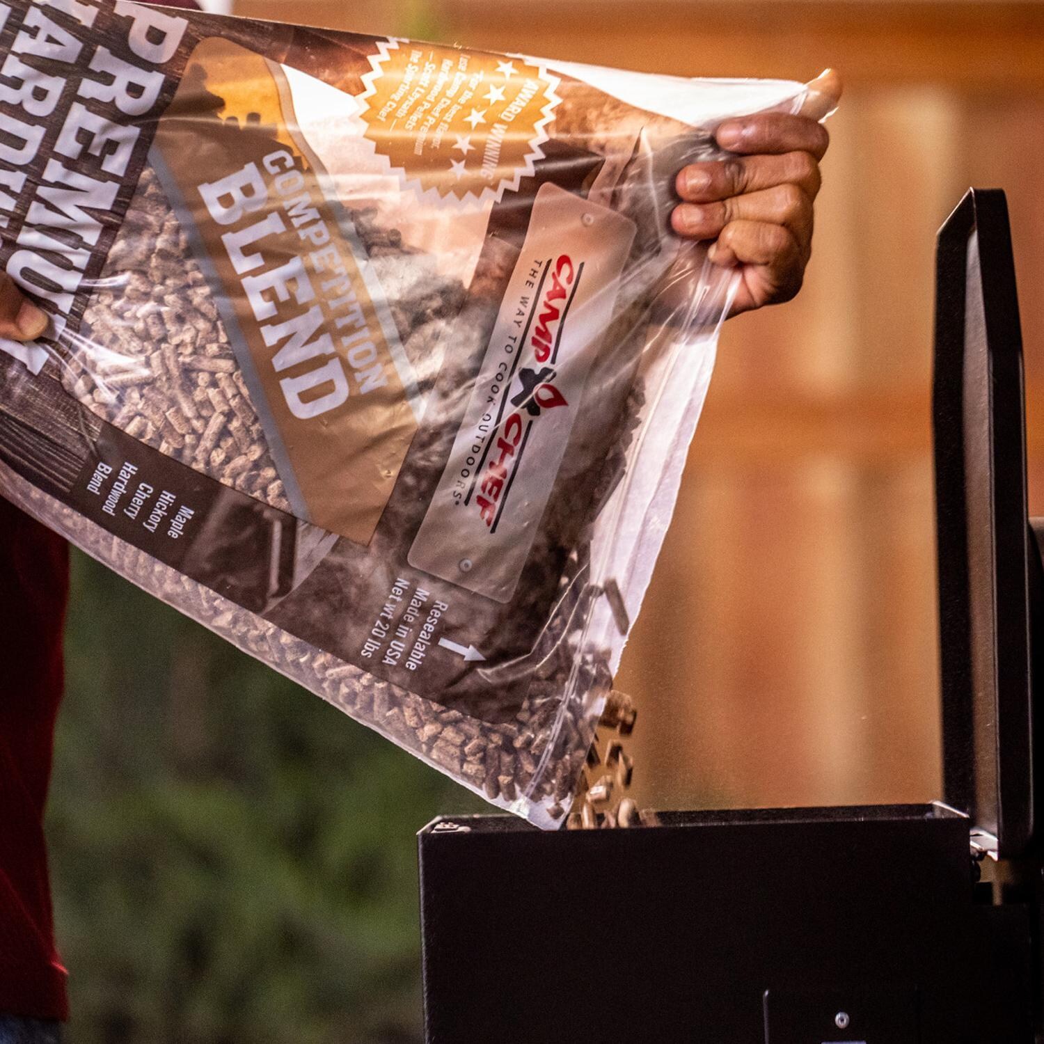 Camp Chef 20 Lb. Premium Hardwood Pellets - Easy-Pour Resealable Bag thumbnail