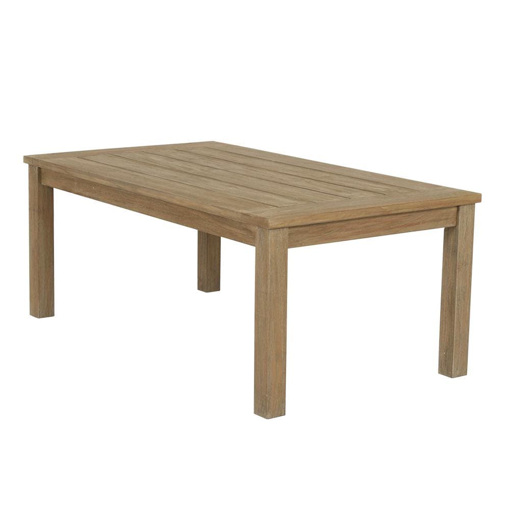 Coastal Teak 50 X 28 Inch Rectangular Teak Coffee Table by Sunset West