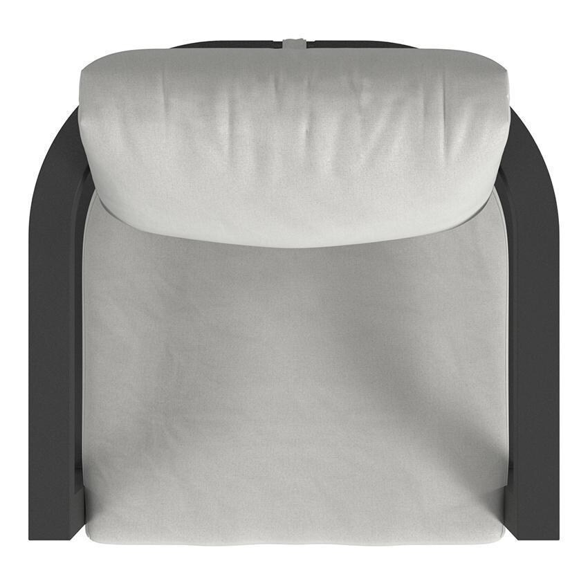 Malibu 6 Pc Aluminum Seating Set By Sunset West - Club Chair - Top View - White Background thumbnail