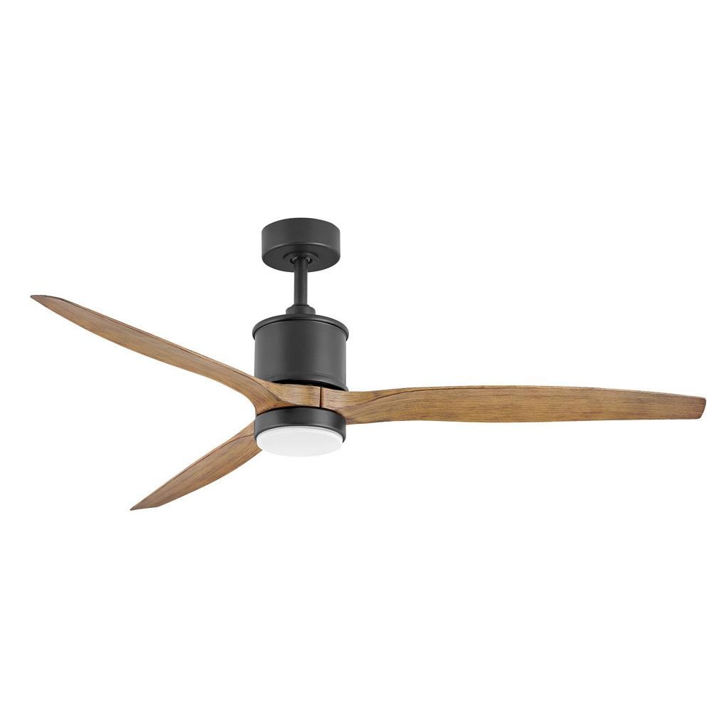 Hinkley Lighting Hover 60-Inch LED Indoor / Outdoor Ceiling Fan - Matte Black - 900760FMB-LWD