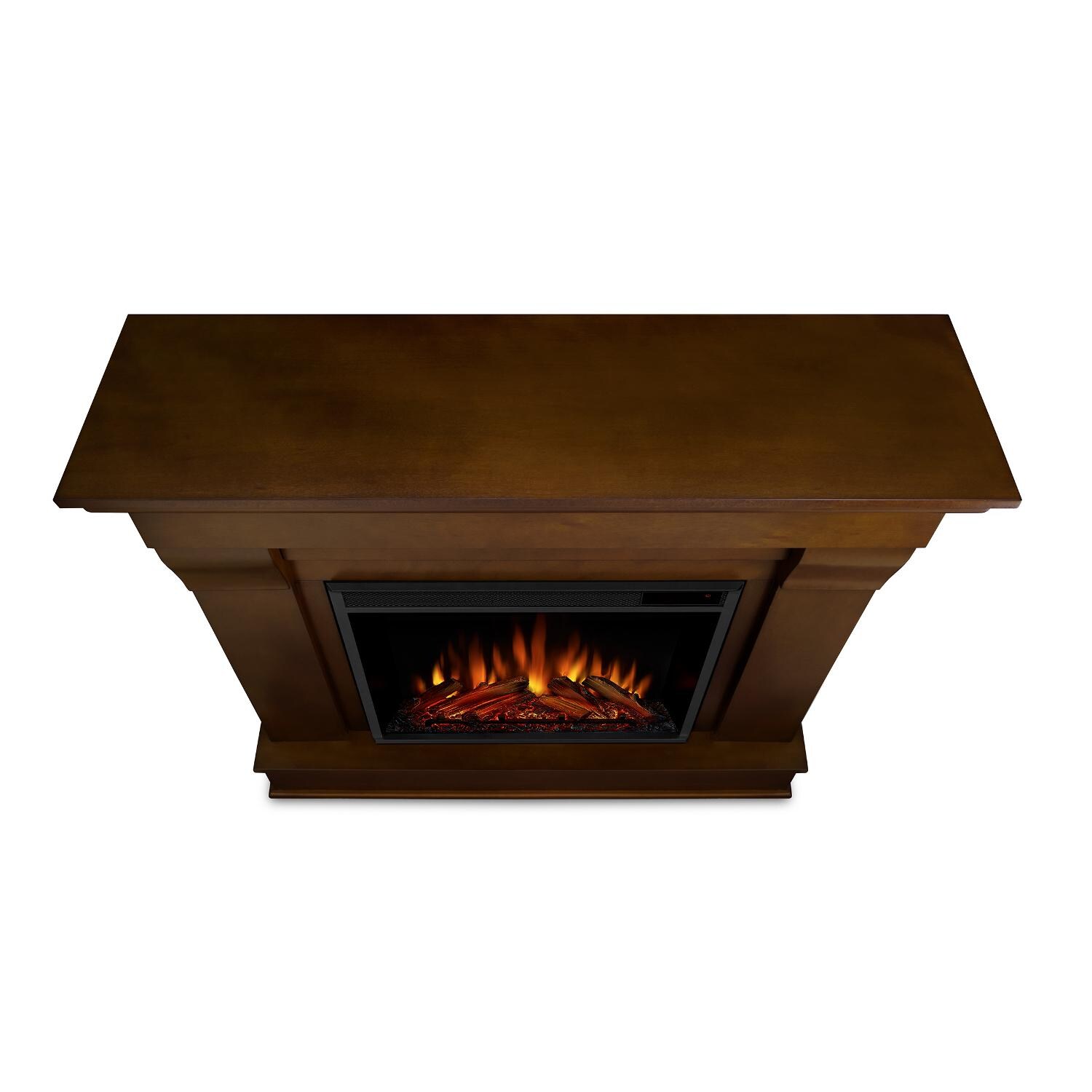 Real Flame - 5910E-E - Chateau 40-Inch Electric Fireplace With Mantel - Espresso - Top View thumbnail