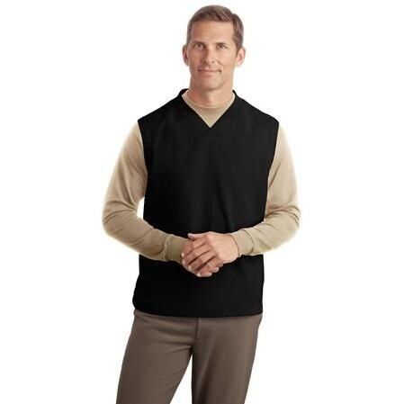 Port Authority Pullover Wind Vest - Black