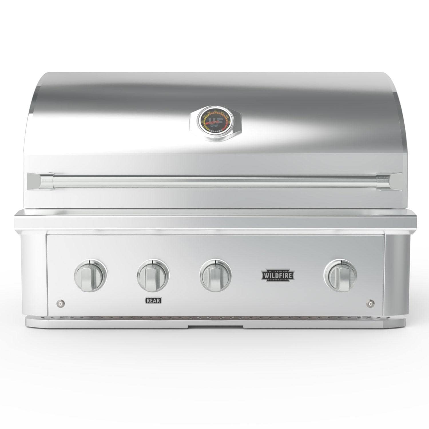 Wildfire Outdoor Living Wildfire Ranch Pro 36-in 3 Burner 304 SS Propane Grill w/ Brushed Stainless Handle & Knobs - WFPRO36G-SS-LP + H36-BS + KB4-BS