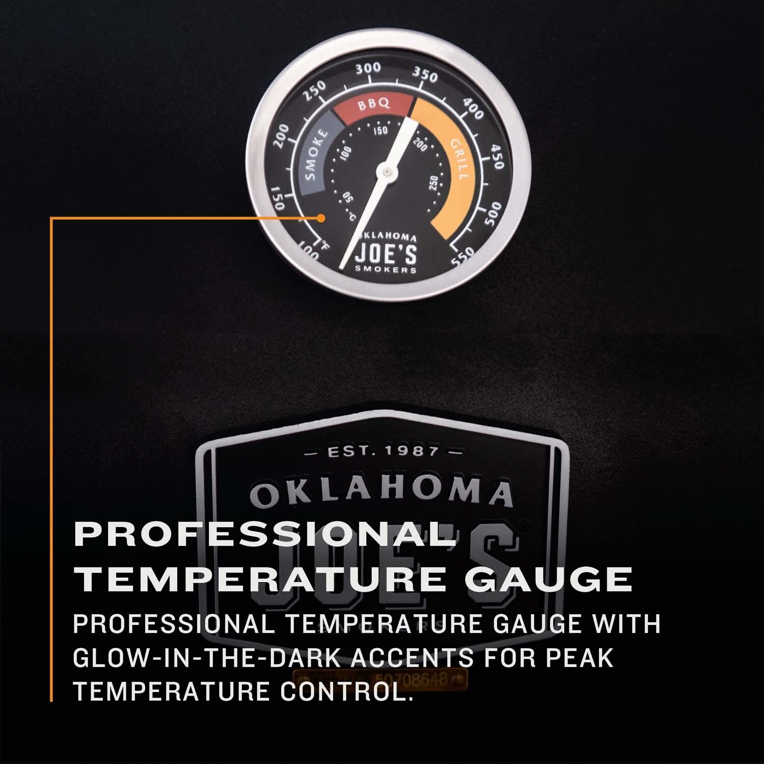 Oklahoma Joe's 19302087 Judge Charcoal Grill - Temperature Gauge - Detail thumbnail
