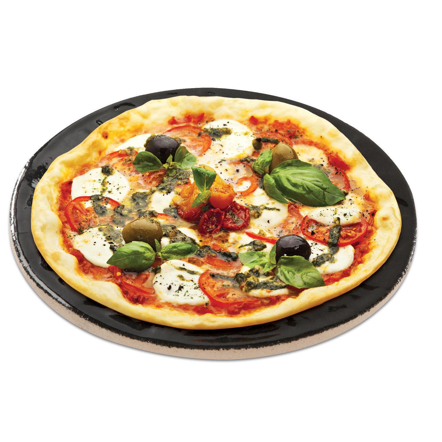 Primo PG00340 Glazed 13 Inch Pizza Stone - Lifestyle thumbnail