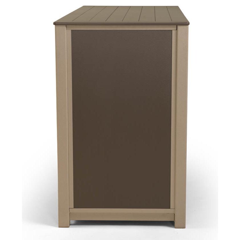 Telescope Casual MGP/Aluminum Patio Storage Box - Side View thumbnail