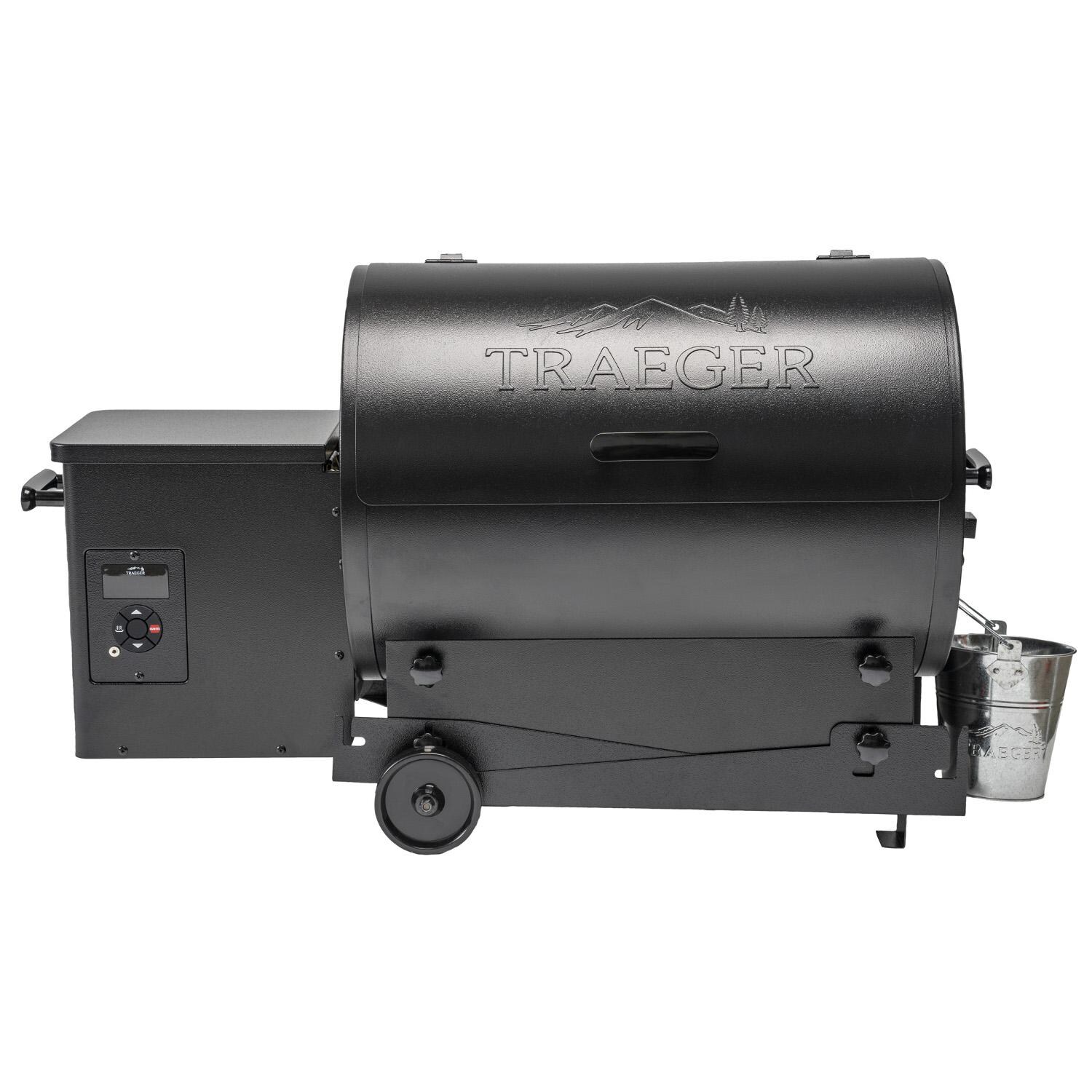 Traeger Tailgater 20 Black Pellet Grill On Cart - Legs Folded thumbnail