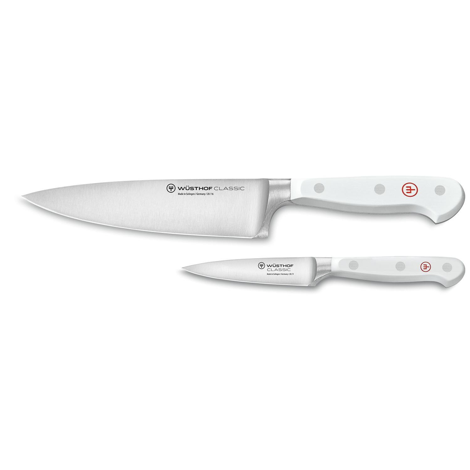 Wusthof 1120260203 Classic White 2-piece Prep Set - White Background thumbnail