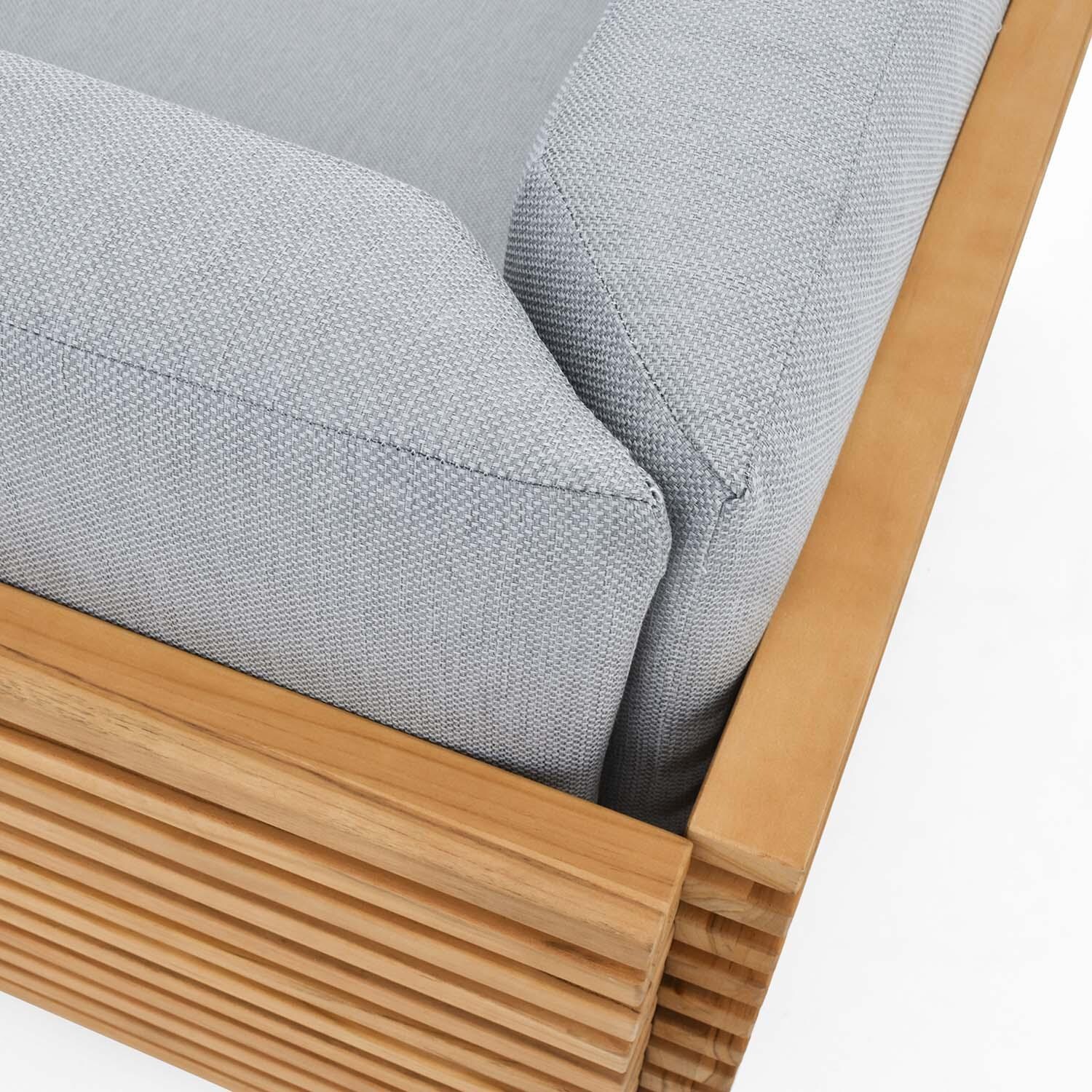 Carrbrook 8 Pc Set Teak Seating Set By Lakeview Outdoor Designs - Corner - Detail thumbnail