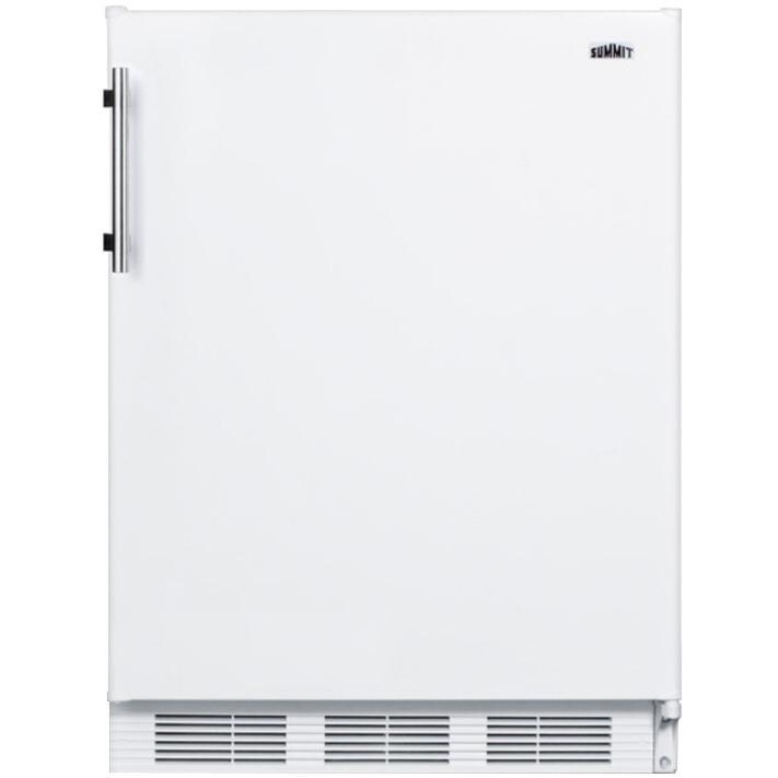 Summit 24-Inch 5.1 Cu. Ft. Compact Refrigerator / Freezer - White - CT661BI