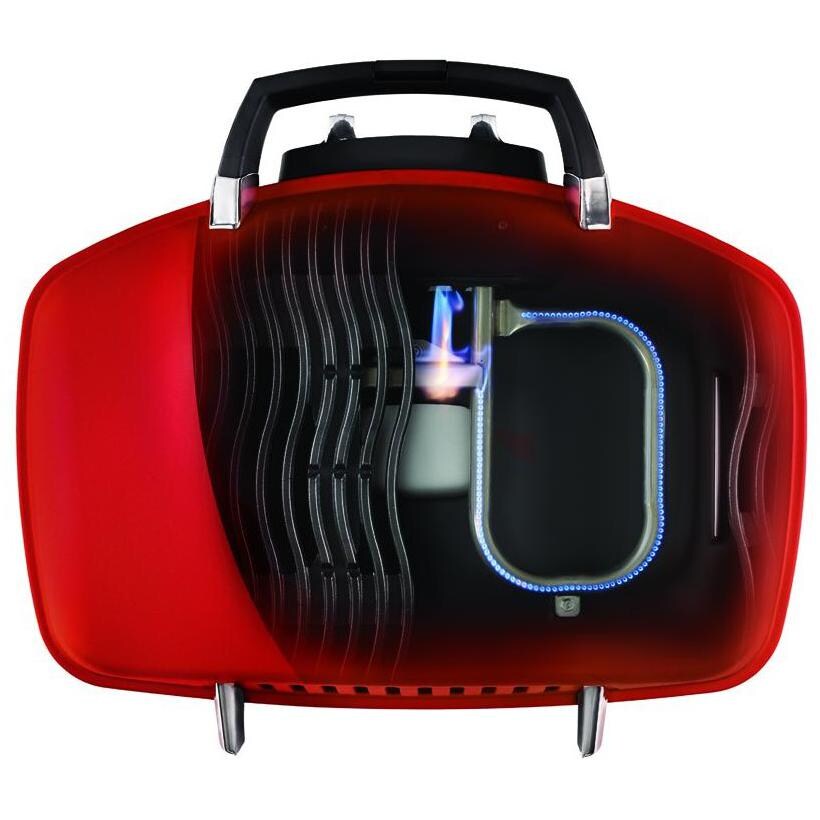 Napoleon TravelQ 285 Portable Propane Gas Grill With Griddle - Red - TQ285-RD-A - Layered View thumbnail
