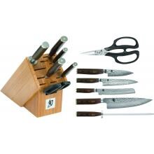 Shun Premier 7-Piece Essential Knife Block Set - Natural image