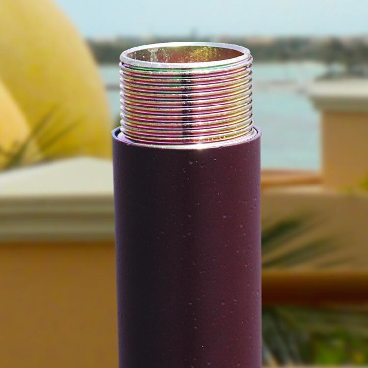 Galtech 3.5 X 7 Ft. Rectangular Patio Umbrella W/ Crank Lift - Threaded Coupling Detail thumbnail