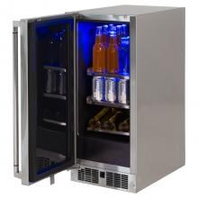 Lynx 15-Inch 2.7 Cu. Ft. Left Hinge Outdoor Rated Compact Refrigerator - LM15REFL image