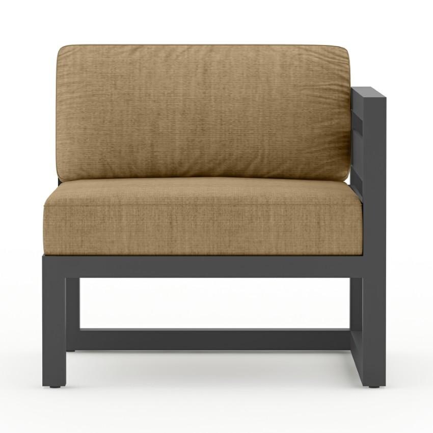 Misty Cove 4 Piece Sectional Set in Slate w/Heather Beige Cushions by Lakeview - Right Section - White Background thumbnail