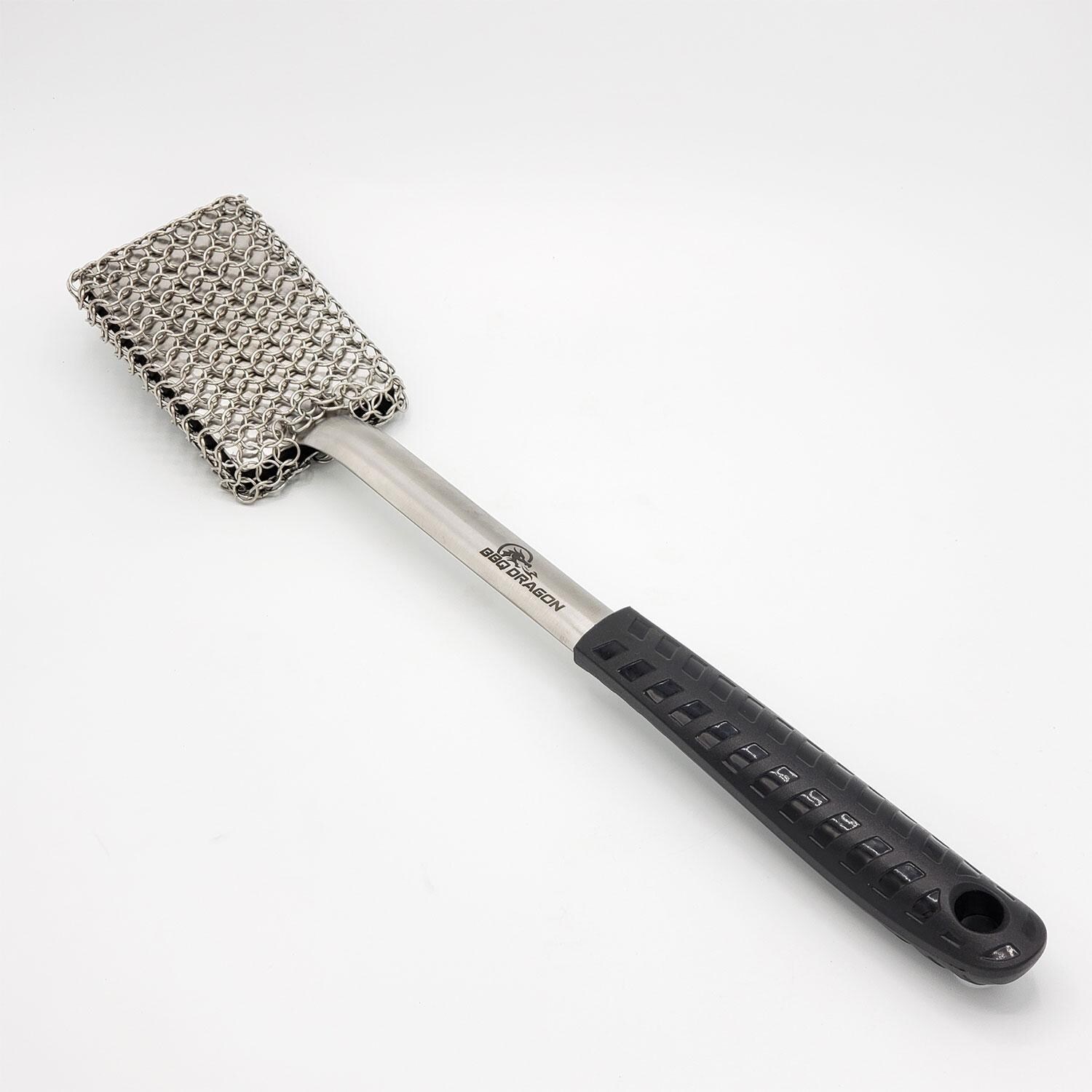 BBQ Dragon BBQD180 Chainmail Grill Brush - Detail thumbnail