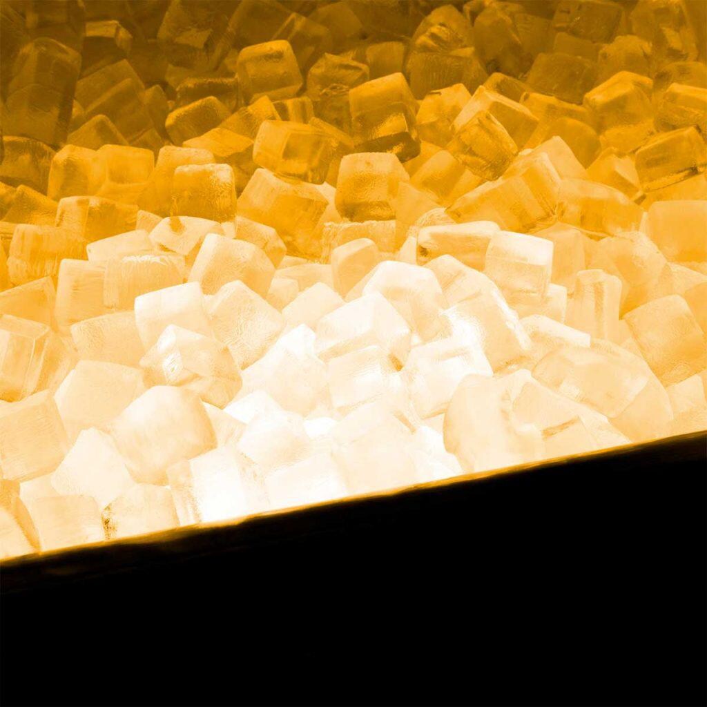 Marvel Professional 15-Inch Built-In Ice Maker With Tri-Color Illiminice And Drain Pump - Yellow LED Light thumbnail