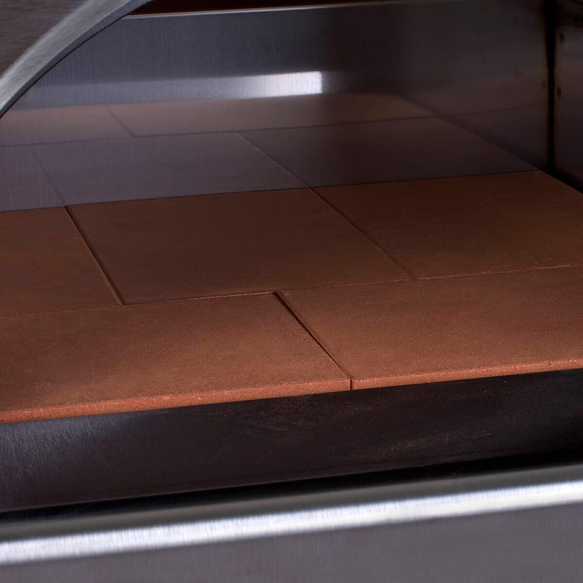 Alfa Pizza 5 Minuti 23-Inch Outdoor Countertop Wood-Fired Pizza Oven - Oven Interior View thumbnail