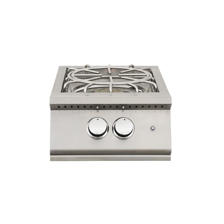 RCS RJCSB3AL LP Premier Series Pro Propane Power Burner W/ Light - Removeable Stainless Steel Lid Off thumbnail