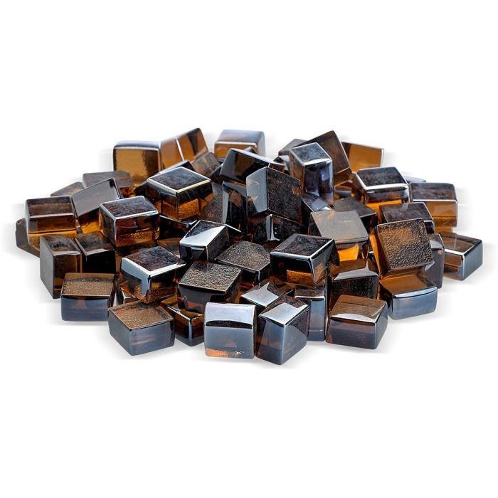 BBQGuys Signature AFF-COPLST12-2-10 1/2-Inch Copper Luster Cubes - Glass Pile thumbnail
