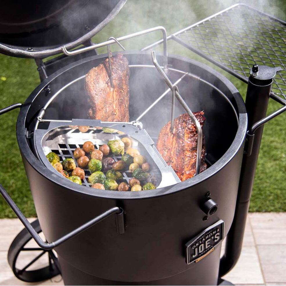 Oklahoma Joe's 4419599P04 Bronco Triple Grate - Hooks - Lifestyle thumbnail