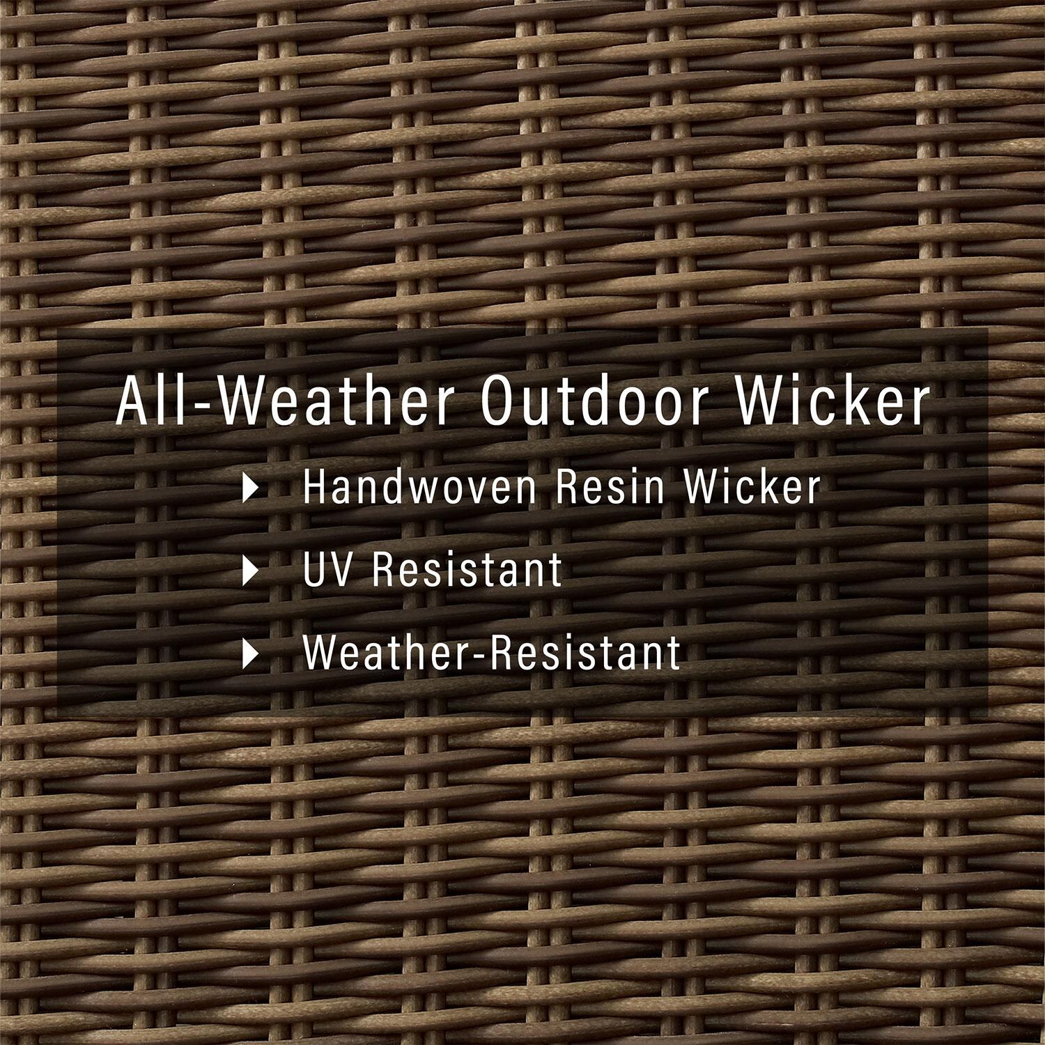 Ultimate Patio UP-92417WB-GY 6Pc Wicker Outdoor Sofa Set in Gray - Wicker Weather Resistant - Diagram thumbnail