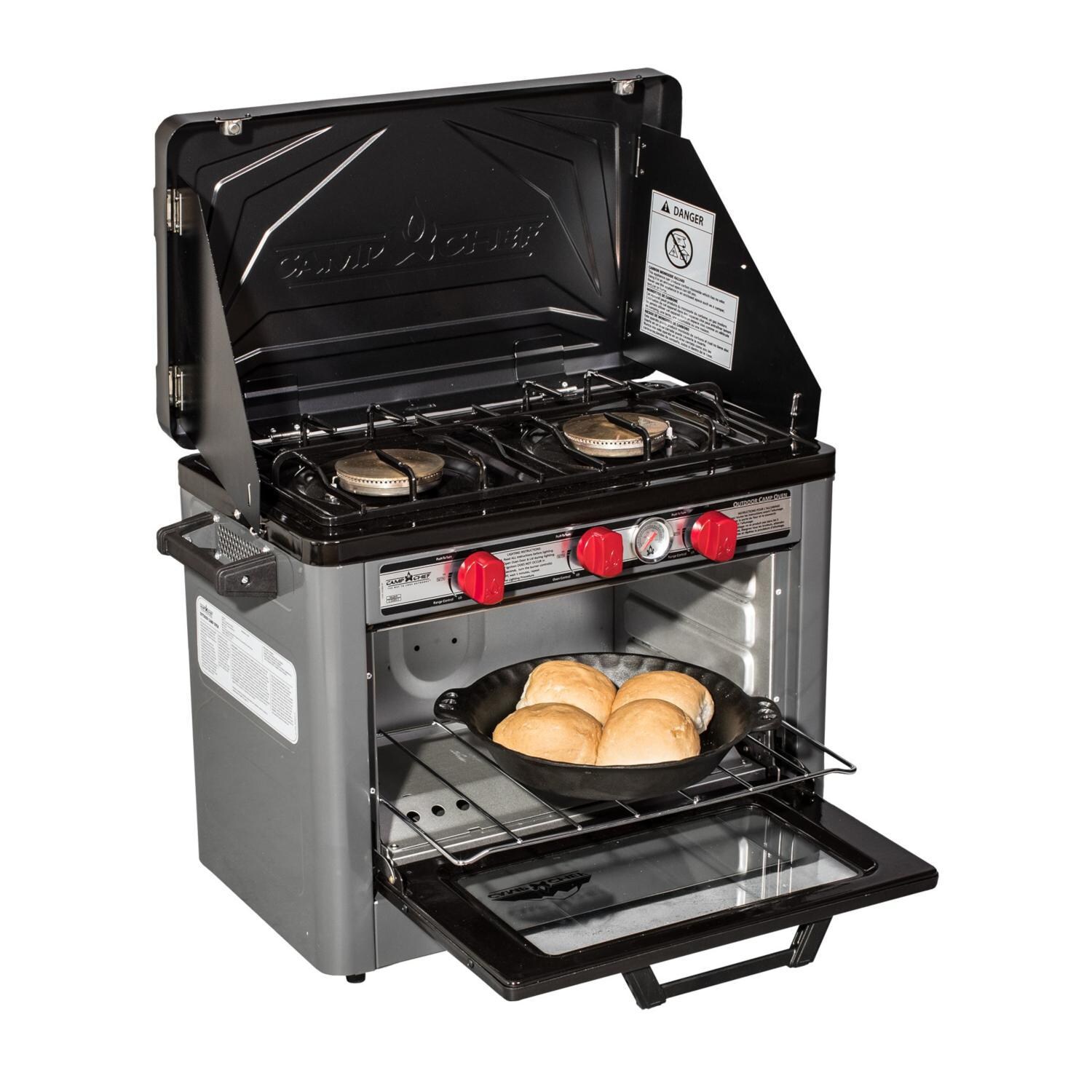 Camp Chef COVEND Deluxe Outdoor Camp Oven - Left Side View thumbnail