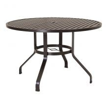 La Jolla 48 Inch Round Aluminum Patio Dining Table By Sunset West image