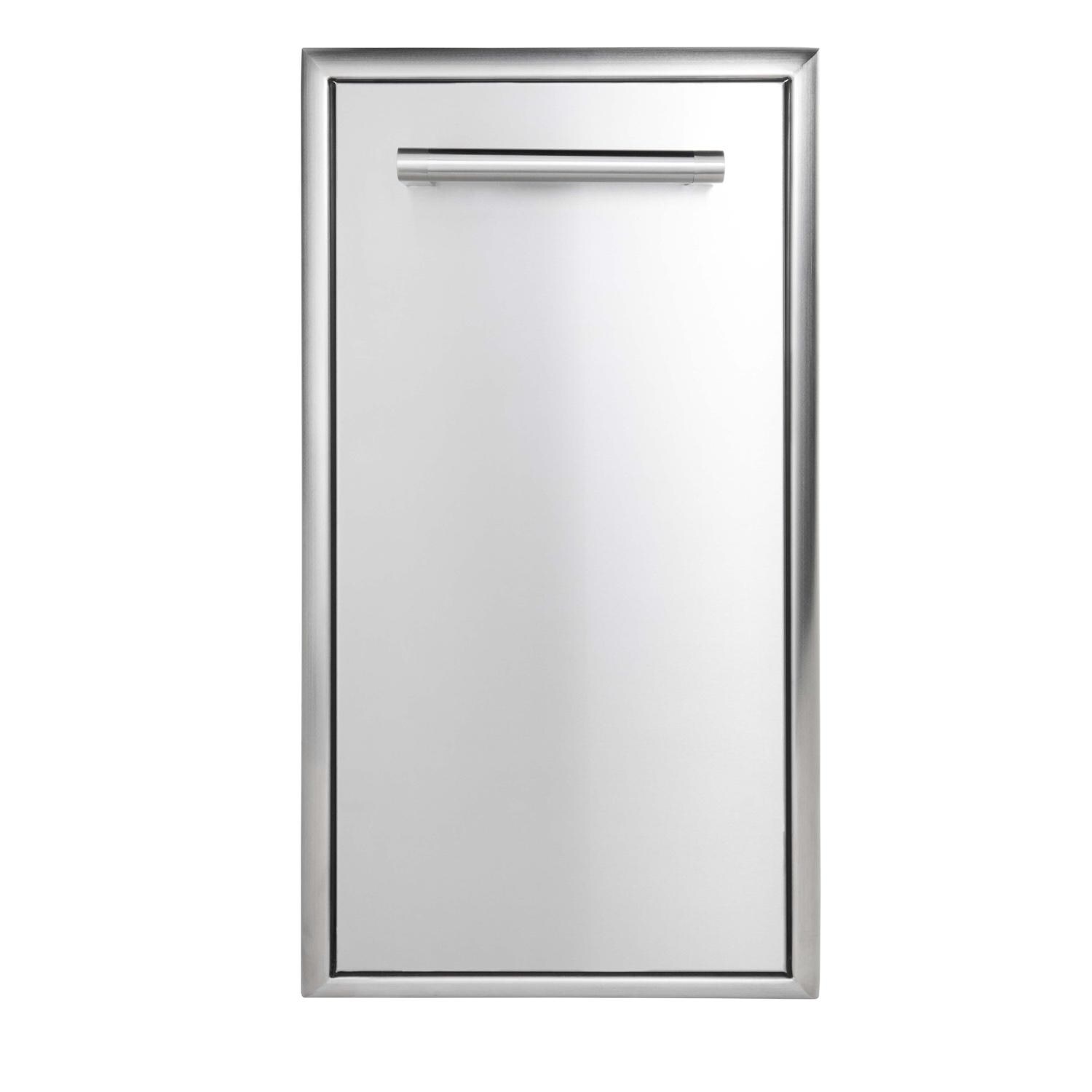 Coyote Outdoor Living C3-STC 15 Inch Single Pull Out Trash / Recycle Bin - Front - White Background thumbnail