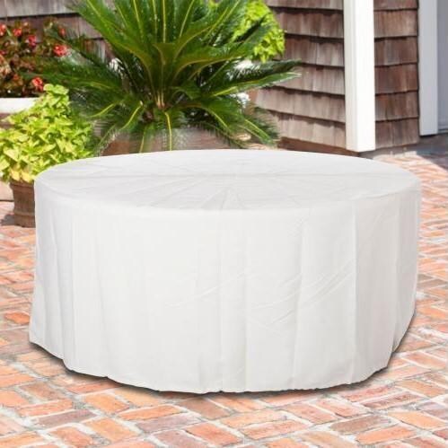 West Cay 5 Pc Resin Wicker Fire Pit Seating Set in Antique Bronze by Ultimate Patio - Fire Pit - Included Fire Pit Cover - Lifestyle thumbnail