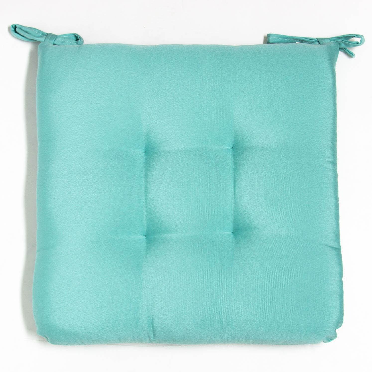 Sunbrella Canvas Glacier Small Outdoor Replacement Seat Cushion By