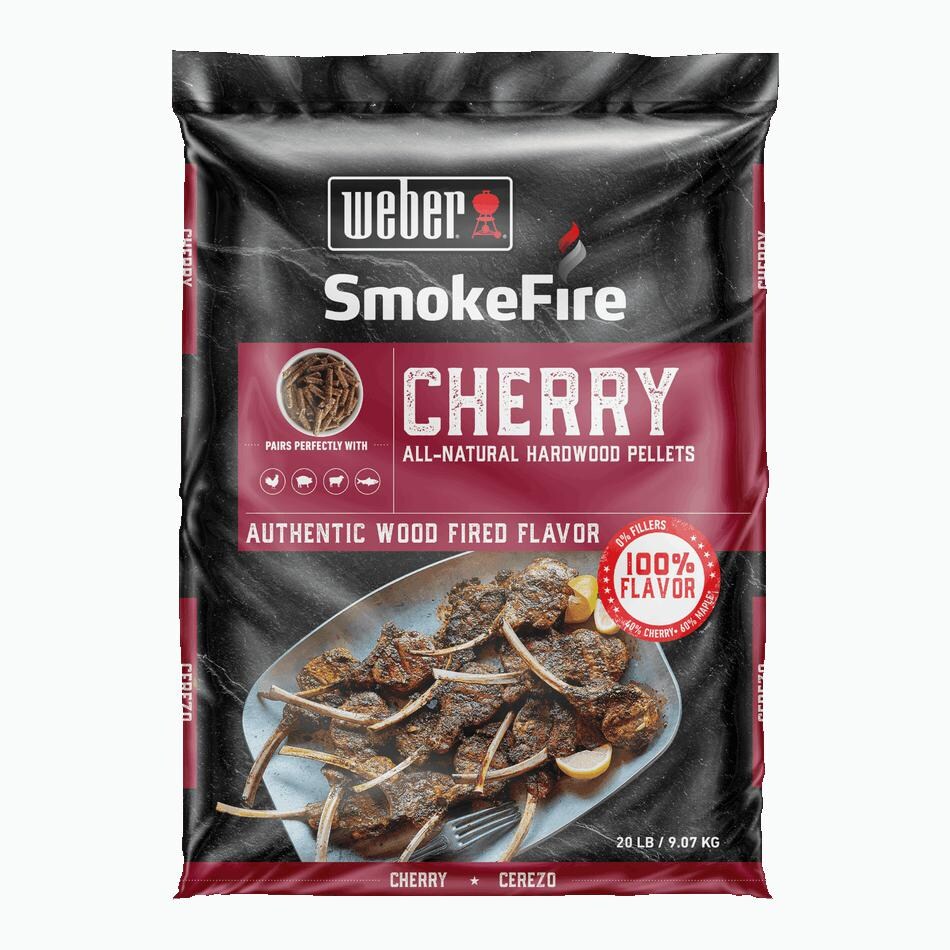 Weber 190005 SmokeFire Cherry All-Natural Hardwood Pellets - 20 lbs