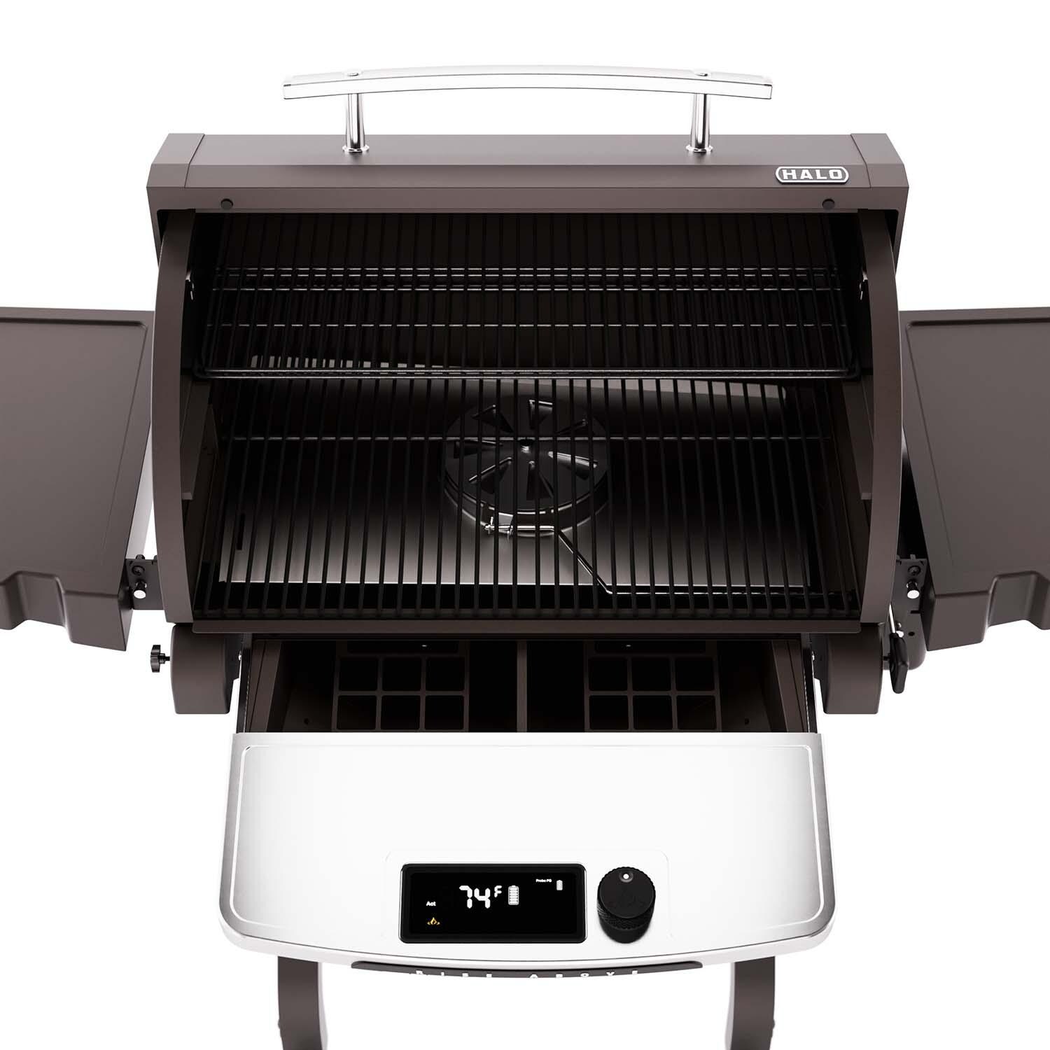 HALO HS-1003-XNA Prime1100 Outdoor Pellet Grill - Hopper thumbnail