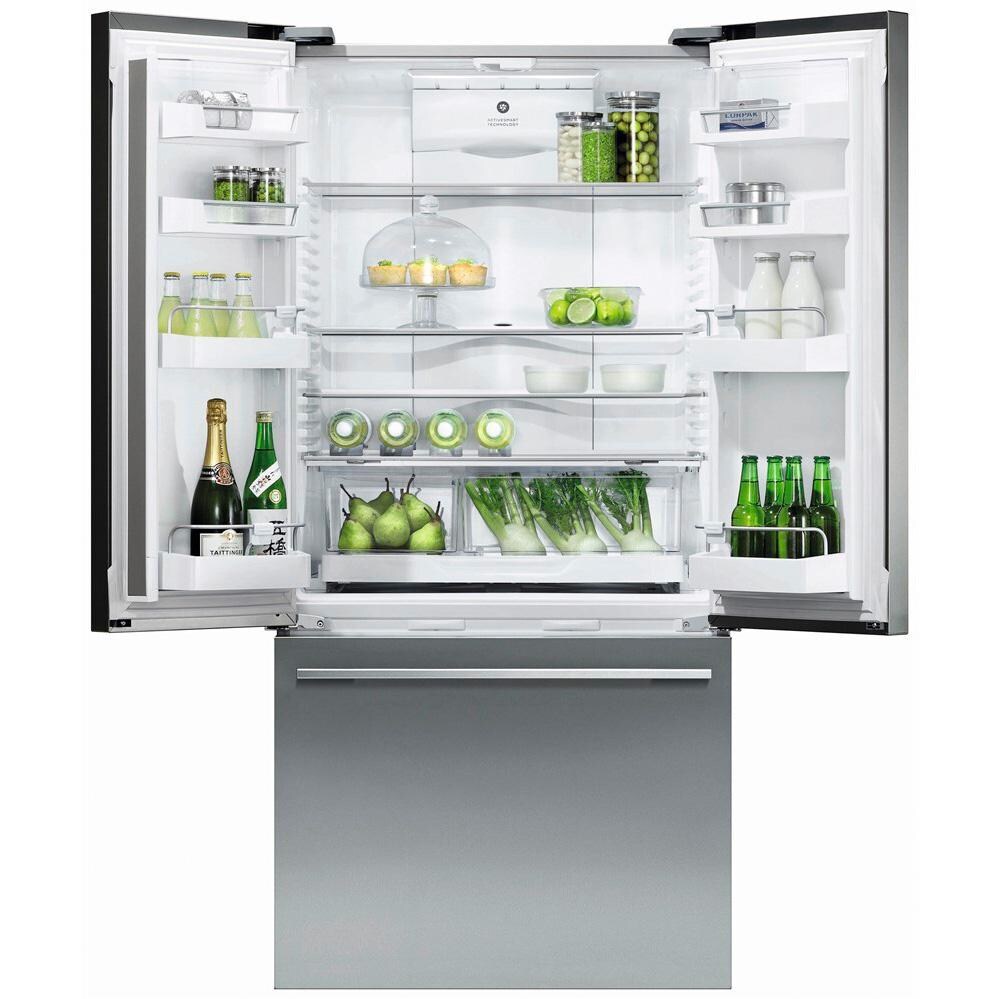 Fisher Paykel ActiveSmart Stainless Steel French Door Refrigerator - Interior View thumbnail