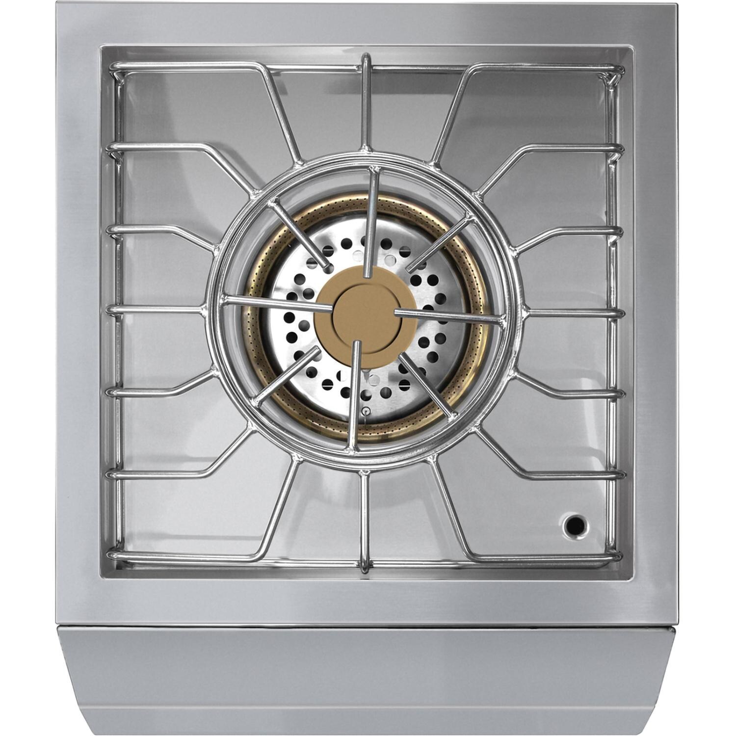 American Made Grills Estate Power Burner ESTPB2-NG - Natural Gas - Top Lid Off - White Background thumbnail