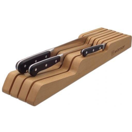 Wusthof 7Slot InDrawer Knife Storage Tray Natural